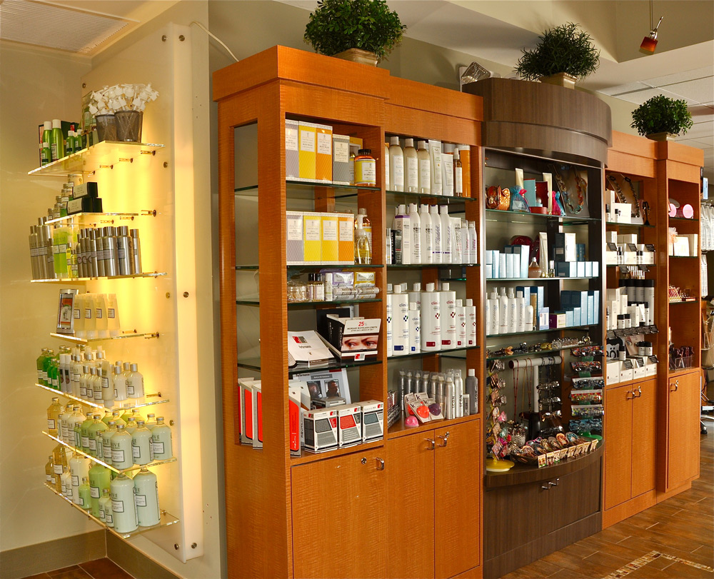 Selection of products sold at Salon Michel & Spa